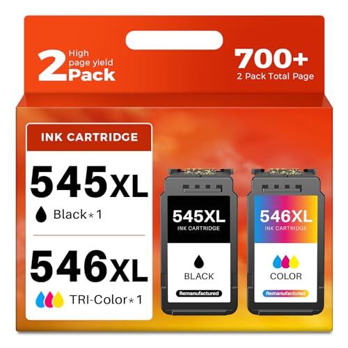PG-545XL CL-546XL Cartuchos de Tinta Remanufacturado para Tinta Canon 545 546 XL para Canon TS3350 TS3150 TS3151 TS3450 TS3351 MG2550S MG2450 MG2950 TR4650 TR4550 TR4551 MX495 TS305