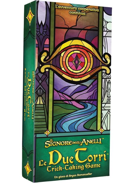 Asmodee - El Señor de los Anillos: Las Dos Torres, Juego de Tomas, Juego de Cartas Cooperativo, Juego de Mesa y Estrategia para Adultos y niños, 10+ años, 1-4 Jugadores, 20 min, Edición Italiana