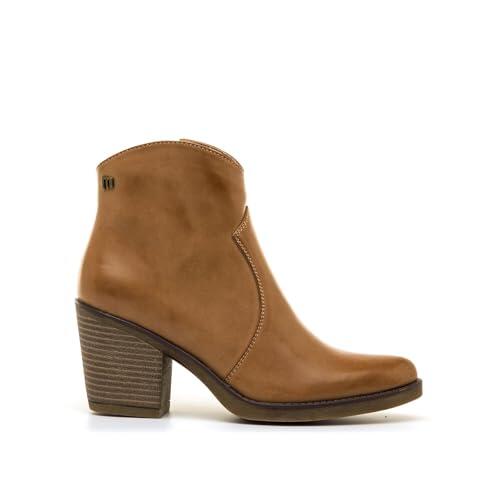 MTNG Botines de tacón Mujer Tijuana 54155 | 61726 | Cuero 261