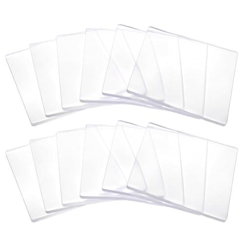 QWORK Placas de impresión de gel de 6 x 6 pulgadas, paquete de 12 placas de monoimpresión reutilizables para pintura acrílica, álbumes de recortes, fabricación de tarjetas y arte de medios mixtos