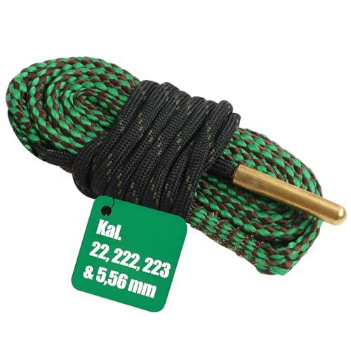 Sariputa Hilo Limpiador de cañones para Rifles Calibre .22, .223 y 5.56 mm – Kit de Limpieza eficaz para Pistolas, Rifles y escopetas – Solución de Limpieza Reutilizable y portátil