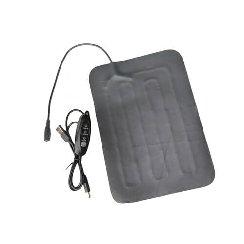 NVOQILIN Alfombrillas de calor para plantas con 3 ajustes de temperatura, alimentación por USB, diseño plegable, almohadilla de calentamiento portátil para jardinería interior y