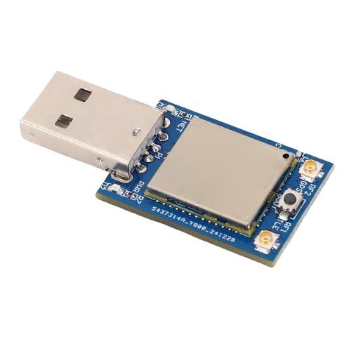 Walfront Módulo de Red Completa 4G, Interfaz USB 2,0, Módulo de Acceso a Internet con Ranura para Tarjeta SIM, Función GPS, Soporte de Antena 4G