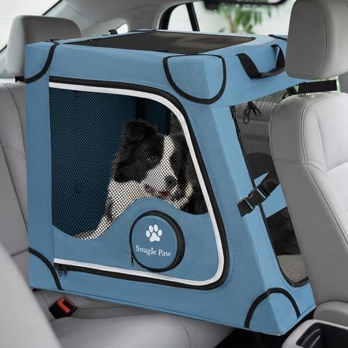 Viajar con perros grandes en coche de forma segura: Análisis de la jaula portátil Snagle Paw