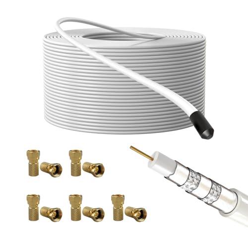 Guía definitiva para elegir el mejor cable coaxial: Análisis del Lumonic RG6 de 135dB