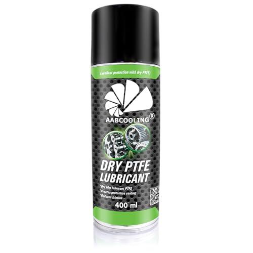 AABCOOLING Dry PTFE Lubricant 400 ml spray lubricante teflón PTFE para transmisiones bici moto herramientas precisión reduce fricción repele suciedad protección superior en condiciones exigentes