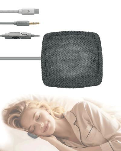 Avantree Slumber Mini - Altavoz de Almohada con Cable para Dormir