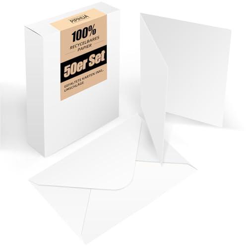 El lienzo perfecto para tus mensajes: Tarjetas plegables en blanco PIPIHUA
