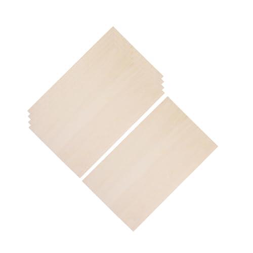 kesurpae 5 piezas de placas de Para madera para modelismo, suministros para bricolaje, láminas Para madera para producción modelos barcos y casas, láminas, modelos casas