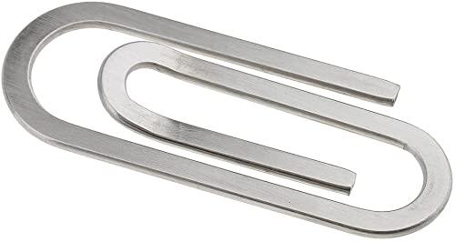 Generico Clip para dinero de metal de acero inoxidable – Abrazadera/billetera simple en cartera, bolsillos para hombre y mujer Tratamiento profesional