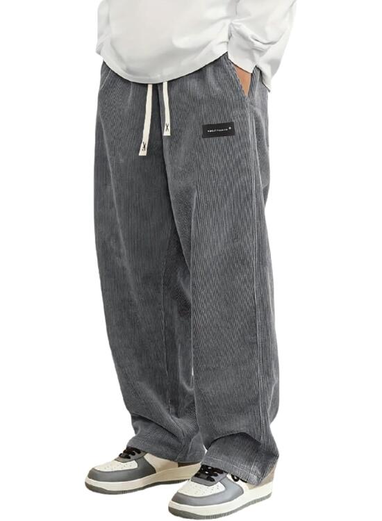 Caracterización de los Pantalones de Pana Holgados para Hombre