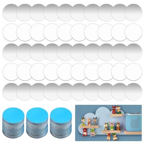 150 Piezas Placas Metálicas Autoadhesivas, 20mm Redondo Placas de Metal para Figuras Tonie, Placa de Metal Autoadhesiva, Láminas Metálicas Autoadhesivas