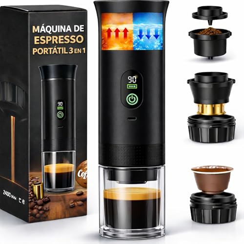 Análisis Detallado: Cafetera Portátil con Múltiples Compatibilidades