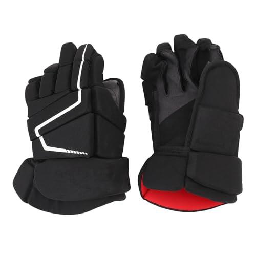 Fockety Guantes de Hockey sobre Hielo, Guantes Deportivos Acolchados, Transpirables y Protectores de Espuma EVA de Nailon, de Hockey para niños y jóvenes, para (10 Pulgadas)
