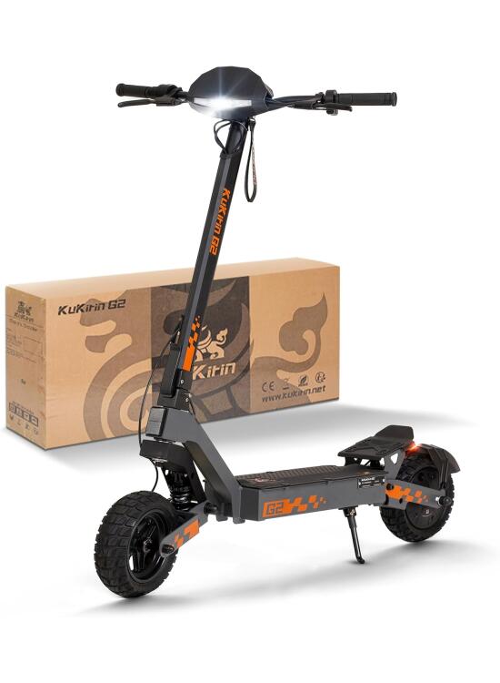 Kukirin G2-Patinete Electrico Adultos,Electric Scooter,Patin Electrico Todoterreno Potente,Potencia máxima de 800 W,Batería 15Ah,Autonomía 60 Km,Ruedas de 10 Pulgadas,Sistema de Doble suspensión