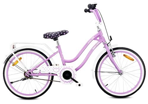 sun baby Heart Bike Bicicleta niña 20" 1 Velocidad - Violeta