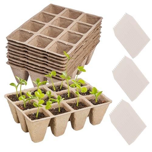 Guía Completa sobre las Bandejas de Semillero Biodegradables Feegela de 12 Celdas