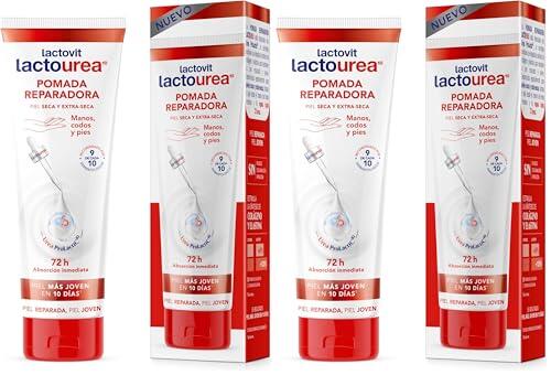 Lactovit - Pomada Reparadora Manos Lactourea 75 ml – Hidratación y Reparación Intensiva 72h – Con Urea ProLactic10 – Calma y Rejuvenece Piel Seca y Extra-Seca – Resultados en 10 Días (Paquete de 2)