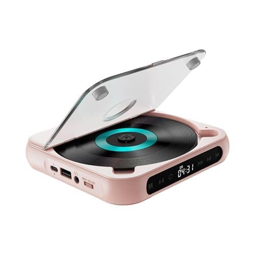 El encanto de lo analógico: Análisis del reproductor de CD portátil Ailan en color rosa