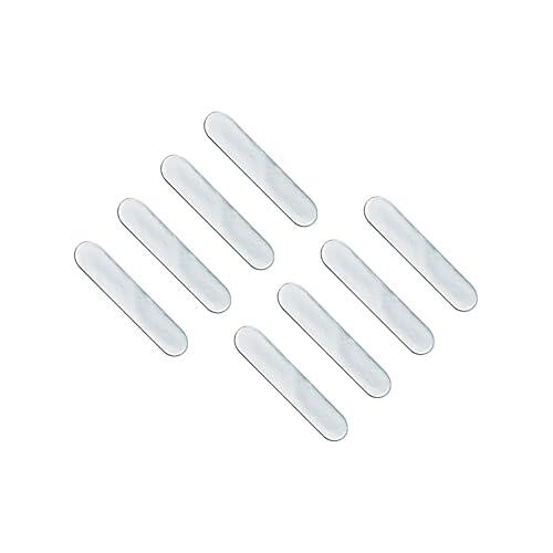 RCGOFOLLOW Cinta de Plomo lastrada para Golf. Tiras de Plomo duraderas para añadir Peso al Golf. Cinta Peso 6,3 cm x 9 cm, 30 g, Plata, 5 x 1.2