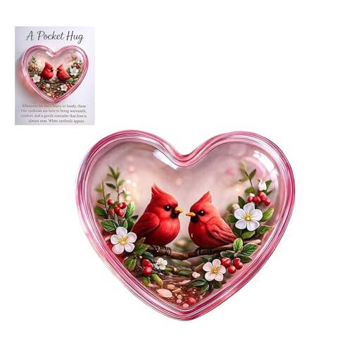 Colgante de bolso de corazón, acrílico 2D portátil simple emocional simple, decoración de bolsas de corazón, para niños, familia, amigos, cumpleaños, casa, vacaciones, Año Nuevo, boda, de noche