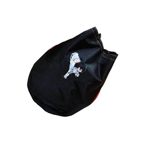 wisoolkic Bolsa de boxeo con cuerda, duradera y resistente al desgaste, ideal para guardar todo tipo de artículos boxeo. El cierre cordón facilita la entrada y salida artículos. Mochila profesional
