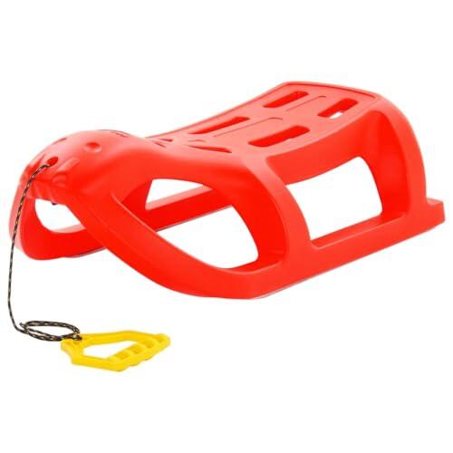 Genérico Trineo Polipropileno Rojo 80x39,5x25,5 cm,Deportes,Actividades al Aire Libre,Actividades y Deportes de Invierno,Trineos-93717