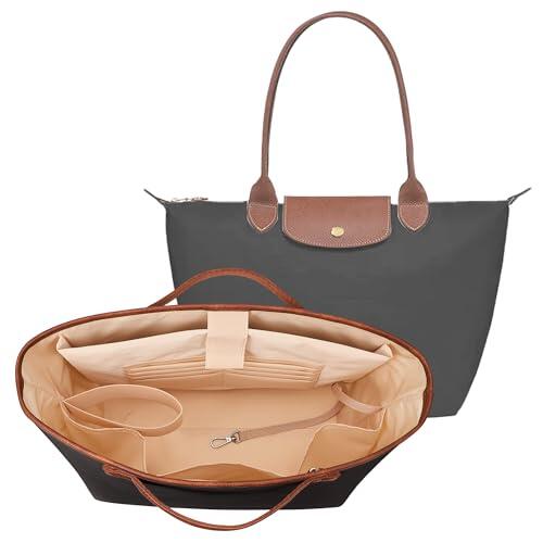 KALIDI Insert - Bolso organizador para Longchamp Le Pliage L Xtra, con funda para portátil ultraligera, impermeable, divisor interior actualizado