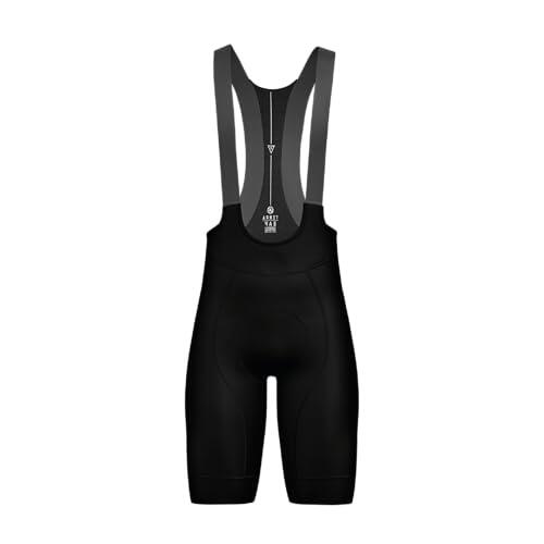 Atika - Culotte Ciclismo Hombre Corto Terra Confort Talla M Negro. Ropa Ciclismo Hombre Tirantes X3.0 Tofness. Pantalon con Badana 4D Gel, Transpirable y Elástico. Bandas Antideslizantes