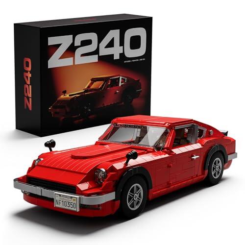 Nifeliz Kit de Construcción de Coche Deportivo Z240, Maqueta de Vehículo Clásico Escala 1:14 para Adultos y Amantes del Automóvil, Regalo y Decoración Coleccionable (1694 Piezas, NF10350)