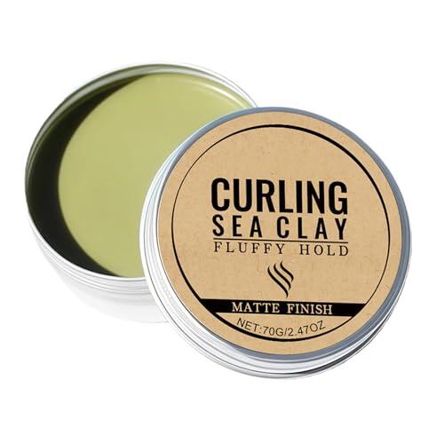 Arcilla Para Peinar, Acabado Natural Mate, 70 G, Peinado Mate, Arcilla Para Definir, Fijación Duradera, Para Desplazamientos Diarios, Viajes De Vacaciones, Citas, Actuaciones En Escenario