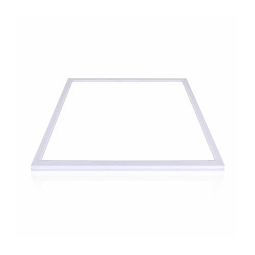 Masterled - Panel Marco luminoso LED 60x60 48W Desmontable para techo técnico de placas. Iluminación eficiente para oficinas y comercios. Luz Fría (6500ºK) - Garantía Europea 3 años