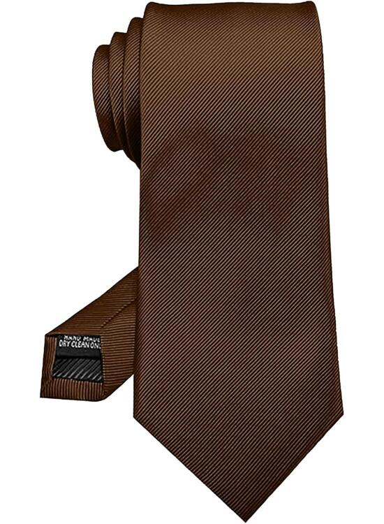 Generisch Corbata de color sólido, corbata formal para hombres