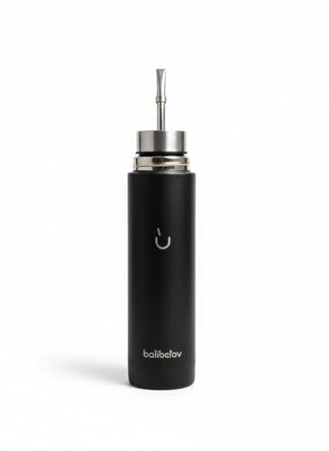 balibetov Termo Mate Autocebante 750 ml – Acero Inoxidable de Doble Pared con Bombilla, Mantiene el Agua Caliente Durante Horas