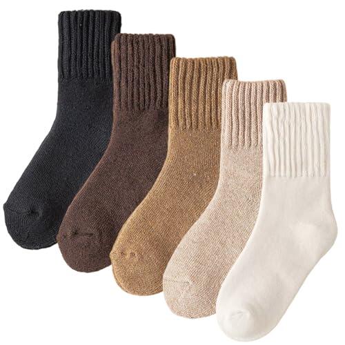 Comebachome 5 Pares Calcetines Media Pantorrilla Mujer, Calcetines Suaves Y Transpirables Mujer Cómodos Antideslizantes para Zapatillas Y Mocasines, Zuhause Gebrauch
