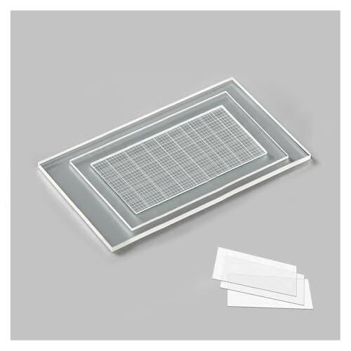 Cámara de conteo de plancton con 100 portaobjetos de microscopio y 1 contador de conteo de mano para análisis de fitoplancton y zooplancton (1 ml, 1000 rejillas)