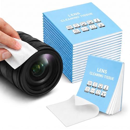 1000 hojas de papel de limpieza para lentes, sin pelusas, ideal para lentes de cámara, prismáticos, microscopios, telescopios, proyectores y superficies delicadas
