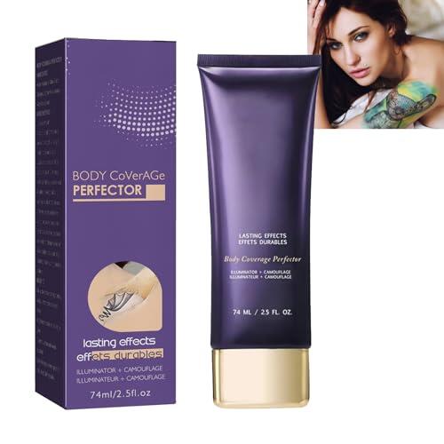 Complexion Perfector,Corrector para las cicatrices corporales, maquillaje corporal resistente al agua, corrector corporal, crema correctora para arañas vasculares