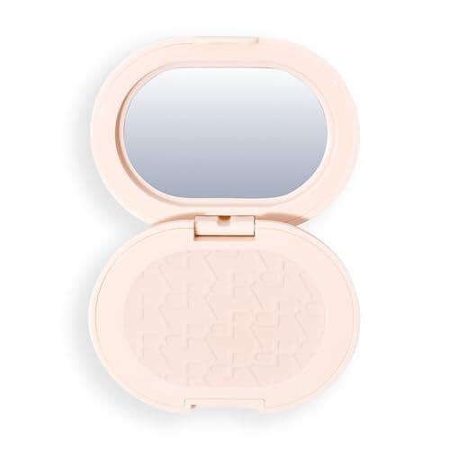 Revolution Powder Pops Instant Blur Setting Powder, Polvo Fijador Efecto Airbrush Inspirado en K-Beauty, Suaviza la Piel y Minimiza Poros, Vegano, Translucent, 5 g