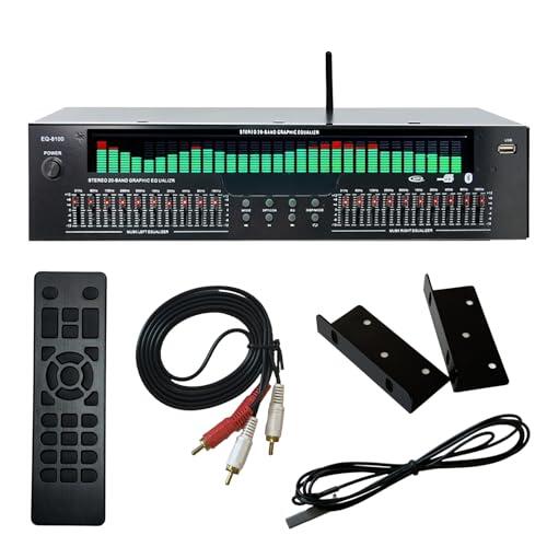 Ecualizador Digital 31 Bandas, Visualizador de Audio con Pantalla LED