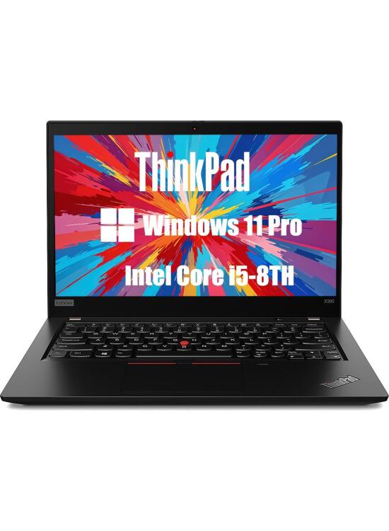 Lenovo Thinkpad X390 Business Laptop 13.3 pulgadas FHD (1920 x 1080), Intel Core i5-8265U, 8GB DDR4 RAM, 256 GB SSD, teclado QWERTY japonés, Windows 11 Pro (reacondicionado)