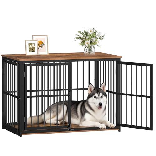 Mueble y refugio canino: Análisis completo de la jaula Fobyfurny de estilo rústico