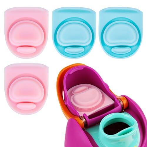 BMSQOFD 4 Tapones de Sello de Silicona de Recambio para la Tapa Owala FreeSip 710 950 ml,Accesorios de Recambio de Goma Compatibles con la Botella Owala 470 560 740 1180 ml,Partes para Owala,BD3