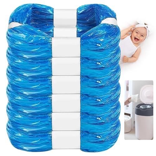 KALBIGRO 6 Piezas Recambios para Contenedor de Pañales, Compatibles con Tommee Tippee y Angelcare, Bolsas de Papelera para Bebé con Aroma a Limón, Casete para Twist & Click, Litter Locker II