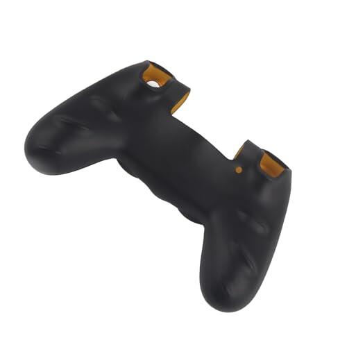 Tomantery Cubierta de Silicona para el Controlador, Fácil Acceso a Todos los Botones para las Instalaciones de Fácil del Controlador (Amarillo negro)