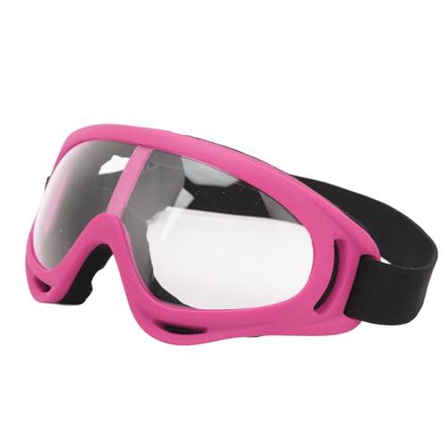 ZJchao Gafas de esquí para Hombres y Mujeres, Gafas de Protección para la Nieve con Lentes Dobles Antivaho, Diadema Ajustable para esquí, Snowboard, Montañismo, Motos (Lente transparente con marco