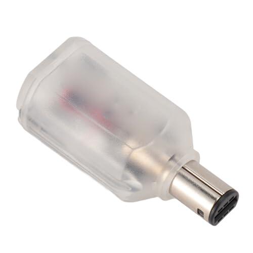 CFTGIW Adaptador de Controlador Conexión Estable Adaptador de Respuesta Rápida con Indicador LED para Consola de Juegos Retro Transparente para You de Controlador (Blanco Transparente)