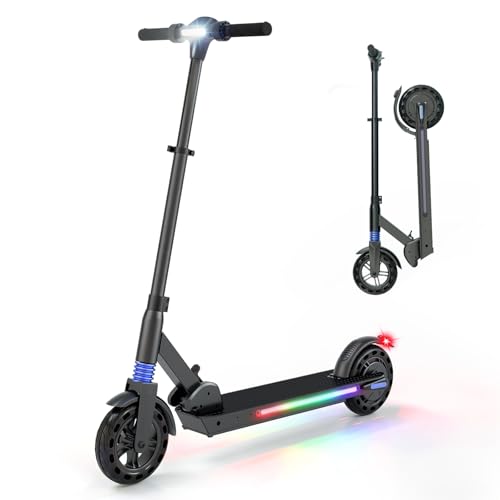 Patinete electrico, Patinete electrico Adultos y Adolescentes | Motor de 250 W丨25 km/h丨Autonomía de 25 km丨Neumáticos de 8''丨Pantalla LED y aplicación丨Frenado electrónico