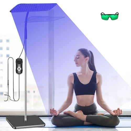Solarium para el hogar, lámpara de bronceado, altura y ángulo ajustables, ajustes de tiempo, luz diurna para el cuerpo y la cara