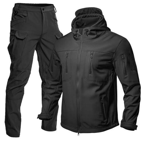 Celanisai Traje de nieve para hombre, 2 piezas, chaqueta de nieve gruesa y cálida, pantalones impermeables, trajes de esquí de montaña, conjuntos de esquí de montaña, impermeables, cortavientos
